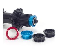 FUANA Shimano - Cubierta de anillo de bloqueo de rueda libre de 12 velocidades para cuerpo de cubo de la serie MS para M6100 M7100 8100 CNC, kit de reparación de bicicleta negro de aleación de