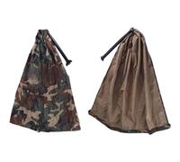 FUANA Silla columpio de camuflaje para caza al aire libre, asiento colgante ligero para acampar y acechar ciervos en entornos naturales