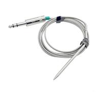 FUANA Sonda de temperatura sustituta para barbacoa compatible con gmg P-1028 y para Prime 12 V, herramienta de detección de calor de metal sólido para asar en el patio trasero