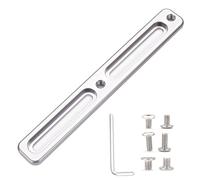 FUANA Soporte ajustable para botella de agua para bicicleta para múltiples geometrías de marco, palanca de cambios de posición de soporte de botella de aleación de aluminio con 6 tornillos y llave en