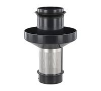 FUANA Soporte de filtro de vacío de repuesto para la serie Karcher VC4 VC6, elimina olores y reduce el ruido, pieza de plástico negro duradera
