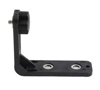 FUANA Soporte en L con fuerte soporte magnético de nivelación para niveles láser de 1/4 y 5/8, soporte de pared ajustable para construcción y taller, negro 45661