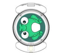 FUANA Soporte impermeable para cordones de zapatos, funda protectora con diseño de dibujos animados compatible con Apple AirTag, accesorio de PC transparente para zapatos de niños, 8 x 8 x 1 cm D