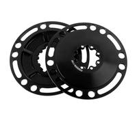 FUANA SRAM 110 BCD - Pinza adaptadora de 3 agujeros a 4 agujeros para discos de 4/5 agujeros, aluminio CNC 7075, anodizado, ligero y fuerte kit de reparación de bicicletas