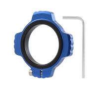 FUANA SRAM DUB - Kit de arandela de ajuste de piñón de manivela 7075, anillo de precarga de aluminio, 48,3 mm x 29 mm, 7,4-11,7 mm de grosor, 20 g, azul