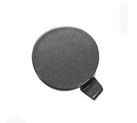 FUANA Tapa de gancho de remolque para parachoques delantero, ABS, compatible con Tesla Model 3 2017-2023, color negro