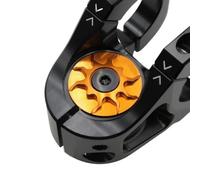 FUANA Tapa superior para auriculares de bicicleta, cubierta de aleación de aluminio CNC de 31,8 mm con perno de acero inoxidable para kit de reparación de bicicletas de vástago de 28,6 mm