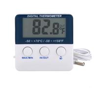 FUANA Termómetro digital de invernadero Max Min - Mide temperaturas máximas y mínimas | Monitor de temperaturas máximas y mínimas, invernadero montado en la pared