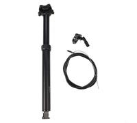 FUANA Tija de sillín telescópica de la bicicleta, 425MM Bike Seat Post Dropper Post Aleación de aluminio para carretera para grava para híbrido, y E-Bikes