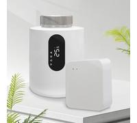 FUANA Válvula de control de temperatura Zigbee con sensor de suelo, precisión de 0,5 °C, funcionamiento de modo dual, para accesorios de radiador compatibles con TUYA y Smart Life App