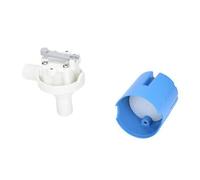 FUANA Válvula de flotación automática de control de nivel de agua para tanque de agua, entrada superior de 1,27 cm, plástico, rango de presión de 0,1 a 12 kg, para piscinas y spas, torres de