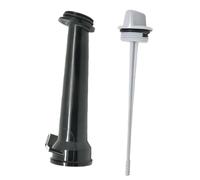 FUANA Varilla de medición de aceite y relleno de aceite para motores Honda GXV120 GXV140 GXV160, compatible con 15620-ZE6-810, juego de 2 piezas (blanco y negro)