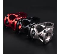 FUANA Vástago de 40 mm para bicicletas de montaña, abrazadera de manillar de 31,8 mm con horquilla de 28,6 mm de diámetro, elevador de 0 grados CNC 6061, kit de reparación de bicicletas de aleación de