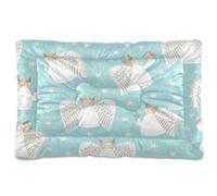 Fuauuyl White Cute Angels - Alfombrilla suave para cama de perro, lavable a máquina, con parte inferior antideslizante para dormir de perro, 24 x 18 pulgadas