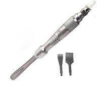 FUBAOLAI Micro Air Chisel Neumático Desmatraz Cincel para Tallar Yeso Fundición Dentaduras 2 Cinceles Planos