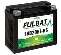 Fubat FHD20HL-BS - Batería de moto de gel (12 V, 21 Ah, 310 A)