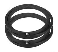 FUBESK 2pcs A61 4L630 para Classic Wrapped para V-Belt 154.9 cm" Equipo de potencia, herramientas agrícolas adecuadas y maquinaria negra