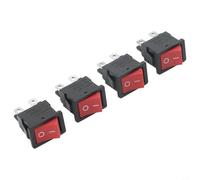 FUBESK 4 unids encendido apagado para interruptor TOGGLE QSP para Pro QPL45 12 galones húmedo seco, alta corriente ABS impermeable kit de reparación