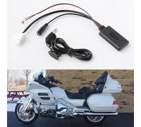 FUBESK Adaptador AUX para Honda GL1800 compatibilidad y rendimiento de audio de alta definición