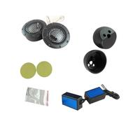 FUBESK Altavoces de agudos para coche, 25 para mm, cúpula suave, pei, 4 ohmios, 50 W, Rms, 180 W, pico 91 dB S