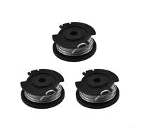 FUBESK Bobina y línea de 4 metros, alambre de nailon de 1,6 mm de diámetro, para cortacésped para Bosch EasyGrassCut 23, repuesto para EASYGRASSCUT 18 V (3 rollos)