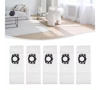 FUBESK Bolsa de polvo para aspiradora WD2 WD3 SE4002 5/10 unidades, color blanco, 49,5 x 37 cm, tela lavable, bolsas de repuesto para contención de desechos y polvo