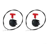 FUBESK Cable de acelerador de repuesto de 60 pulgadas Coshar cortacésped, mango de interruptor de control y cable de tracción de 60 pulgadas, diseño robusto, gestión precisa del motor en tractores de
