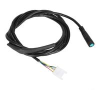 FUBESK Cable de conexión para controlador y adaptador de corriente compatible con scooter eléctrico 4 Lite de 2ª generación, cable de comunicación ABS resistente al desgaste, color negro