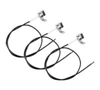 FUBESK Cable de electrodo de encendido por pulso para parrilla, cable de encendido negro de 800 mm compatible con BG1793B-A BG179C Model Series