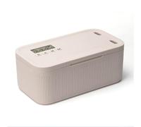 FUBESK Caja de bloqueo con temporizador digital inteligente con código de combinación personalizado para almacenamiento seguro de teléfonos, aperitivos, medicamentos, electrónica, contenedor de 2,8 L