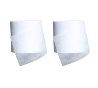 FUBESK Cinturón de protección para árboles jóvenes, 2 unidades, 50 m x 10 cm, tela no tejida para protección contra heladas, sol y daños animales, color blanco y verde