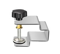 FUBESK Clips de montaje frontal de cajón para instalación de muebles, abrazaderas resistentes de acero inoxidable con tornillos de ajuste fino, paquete de 1/2/4/6