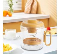 FUBESK Colador de yogur y prensa de tofu para queso casero, máquina de leche de nueces con escala integrada, 18 x 14 x 14 cm, utensilio de cocina de plástico