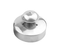 FUBESK Cortador y sellador de sándwiches de acero inoxidable, troquel de sellado de pan tipo empuje para pizzas caseras, pasteles, albóndigas, pasteles, 9 x 9 x 4 cm