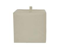 FUBESK Cubierta antipolvo para freidora de aire, tela de nailon 420D resistente al calor, impermeable, se adapta hasta 40 x 33 x 26 cm, color beige