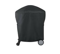 FUBESK Cubierta impermeable para parrilla de gas Weber Q100 Q200, para protector de barbacoa de poliéster resistente con rejillas de ventilación, para negro, 54 x 76 x 69 cm, cubierta de tapa de