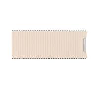 FUBESK Cubierta para portavasos de consola central, persiana enrollable 6 Mk6 2009-2013, para OEM 5Kd832531, accesorio de moldura interior negro