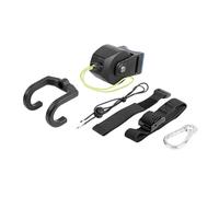 FUBESK Cuerda de remolque retráctil para bicicleta, sistema de remolque de 25 m y adultos, ABS ligero para bicicleta, remolque, cable de enganche familiar, ciclismo al aire libre