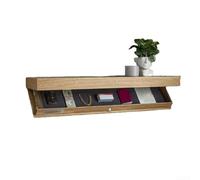 FUBESK Elegante estante de madera para ocultar que proporciona soluciones prácticas para la organización del hogar (madera)
