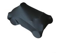 FUBESK Funda elástica contra el polvo para niños para niños, tela de seda de leche UV para protección, para modelos de doble tamaño para padres e hijos, negro y gris (80 x 50 x 26 cm)