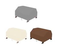 FUBESK Funda impermeable para mesa de picnic 3 en 1 para mesa de actividades de arena y agua, se adapta a 102 x 102 x 53,2 cm, poliéster Oxford 210D con malla de ventilación y cierres resistentes al