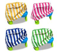 FUBESK Funda para mesa de agua para uso en exteriores, protector de tela Oxford 210D impermeable con correas triples para las piernas, se adapta a mesas de 94 x 56 x 65 cm, color amarillo