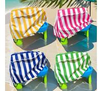 FUBESK Funda para mesa de agua para uso en exteriores, protector de tela Oxford 210D impermeable con correas triples para las piernas, se adapta a mesas de 94 x 56 x 65 cm, amarillo/verde/rosa/azul