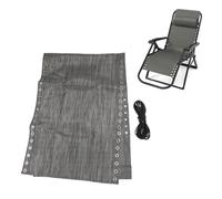 FUBESK Gravity - Tela de repuesto para silla de 160 x 52 cm con cuerdas, tela reclinable transpirable para patio al aire libre, camping, kit de reparación de instalación, montaje de arranque de