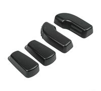 FUBESK Interruptor de botón de ajuste de asiento eléctrico ABS negro para Nissan Navara, perillas de control interior para conductor y pasajero, ajuste rápido, paquete de 4