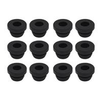 FUBESK Juego de 12 gomas de silicona para cocinas de gas Dometic Smev Thetford con varillas de 5 mm, calor a 260 °C, color negro