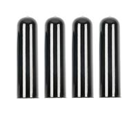 FUBESK Juego de 4 tapas de perilla de bloqueo de puerta para parte trasera de coche, color negro, serie 5 para F10, F18, E39, piezas de repuesto para molduras interiores de 5 velocidades, perilla de