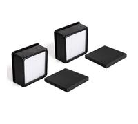 FUBESK Juego de filtro y espuma F66 para Dirt Devil Ud70100 Ud70105 Ud70107 Ud70110 Ud70120 Ud70220, pieza de repuesto 304708001, 2 filtros y 2 espumas