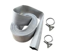 FUBESK Karcher 2.997-100.0 - Juego de manguera flexible de 10 m, kit de transporte de agua de diseño plano con abrazaderas de acero inoxidable para bombas sumergibles, abrazadera de manguera