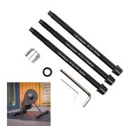 FUBESK Kit adaptador de eje pasante de 12 mm x 142 mm para Wahoo KICKR SNAP | Entrenador de bicicleta, aleación, llave hexagonal incluida, para bicicletas de carretera y MTB, fácil instalación